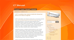 Desktop Screenshot of blogi.ictmanuaali.net